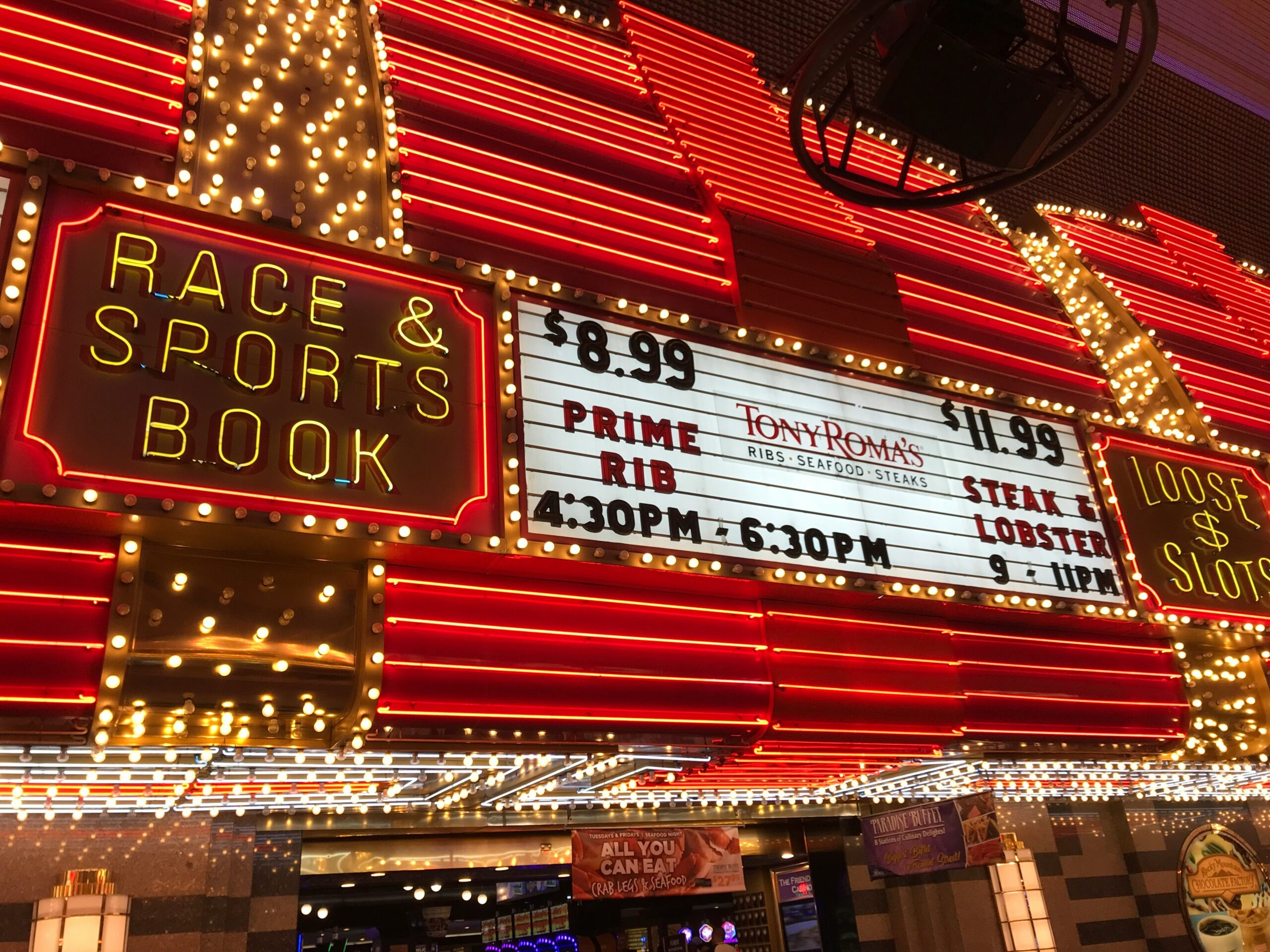 Tony Roma's race and sports book